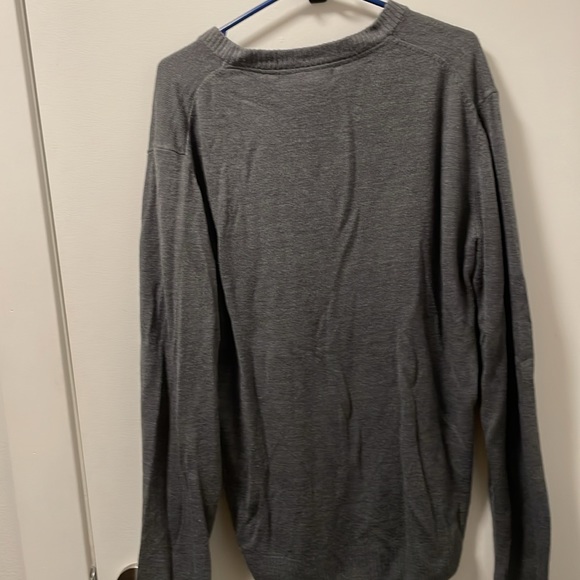 US Polo Assn V Neck Sweater Dark Grey Size L - Picture 4 of 4